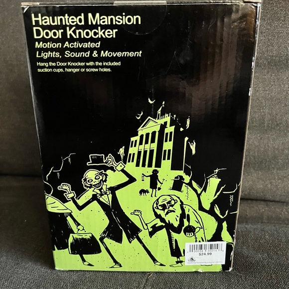 Disney parks Haunted Mansion motion activated door knocker with sound - Picture 2 of 2